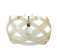 Lampada da soffitto Nuclea Medio Ø53xh30 cm - peso 3,7 kg colore texture oro oro