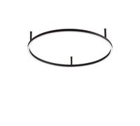 Oracle slim pl d070 round 3000k black Ideal Lux