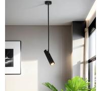 Lampada Da Soffitto Orientabile In Forma Di Spot Nera GU 10