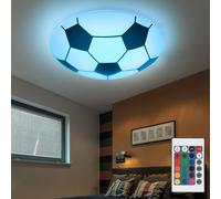 Lampada Da Soffitto Per Bambini Design Calcio RGB LED H 30Cm [EEK: F]