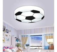 Lampada da soffitto per bambini luci da calcio creative moderna lampada da soffitto a LED lampada da soffitto per ragazzi e ragazze E27 soggiorno decorazione camera da letto luci 56 cm luce bianca