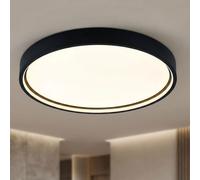 Lampada Da Soffitto Per Camera Da Letto 3 Livelli Dimmer LED Grigia D 45 Cm