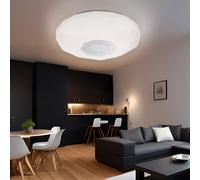 Lampada Da Soffitto Per Camera Da Letto LED Decorata Specchiata 4000K D 40 Cm