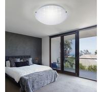 Lampada Da Soffitto Per Sala Da Pranzo Cucina In Cromo Vetro LED D 25 Cm