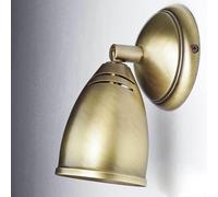 Lampada Da Soffitto Premium In Ottone Bronzo 1-Fl Spot Orientabile