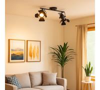 Lampada Da Soffitto Proiettore Retro Lampada Da Soggiorno Regolabile LED 54Cm [EEK: G]