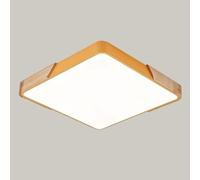 Lampada Da Soffitto Quadrata, Apparecchio Di Illuminazione Dimmerabile Con 3 Colori Di Luce, Con Paralume In Acrilico E Metallo, Montaggio Semi-incassato, Per Camera Da Letto E Studio(Size:40cm,Color: