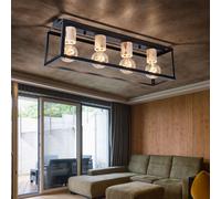 Lampada Da Soffitto Retro In Legno Decorativa Per La Cucina E La Sala Da Pranzo [EEK: Non valutato]