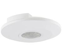 Lampada da soffitto-rilevatore di movimento "CBM-flat" 360° 230 V, 1-2000W, 6 m, adatta a lampadine a LED, bianco