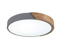 Lampada da soffitto rotonda Macaron per cameretta dei bambini, lampada da soffitto a LED in legno, illuminazione moderna per interni, per camera da letto di ragazzi e ragazze, soggiorno, asilo, verde
