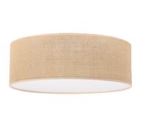 Lampada da soffitto rotonda plafond boho iuta paralume 40 cm E27