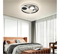 Lampada da soffitto rotonda semplice a LED oro/nero - Lampada da soffitto for camera da letto, sala da pranzo, studio,lampada un aspetto elegante