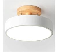 Lampada da soffitto Semi-incassata con Decorazione Rotonda a Forma di Tronco, Lampada da corridoio Circolare, Lampada da soffitto Moderna dimmerabile, Applique da Parete