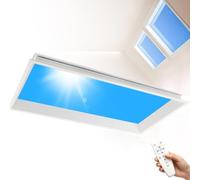Lampada Da Soffitto Smart Blue Sky Con Telecomando, Lucernario Artificiale,Simula I Ritmi Della Luce Diurna Temperatura Di Colore Regolabile per Migliorare L’atmosfera Della Stanza Embedded-32cm*122cm