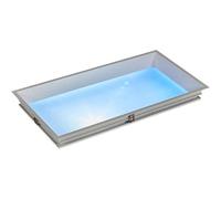 Lampada Da Soffitto Smart Blue Sky, Lucernario Artificiale Per Interni Da 72 W Con Effetto Luce Naturale, Temperatura Di Colore Regolabile, Simula I Ritmi Della Luce Diurna, Per Seminterrati, Cucine