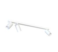 Lampada Da Soffitto Spot 3 Fiamme 70Cm GU10 Bianca Orientabile