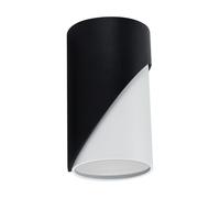 Lampada Da Soffitto Spot In Metallo Ø 5,8 Cm H: 10 Cm Piccola GU10 Nera Bianca