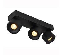 Lampada da soffitto spot light spot strip LED Faretto nero a 3 luci orientabile