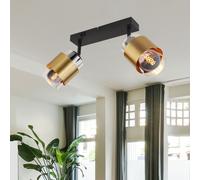 Lampada Da Soffitto Spot Regolabile Ottone Vetro BigLight [EEK: Non valutato]