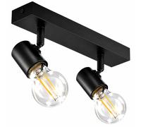Lampada da soffitto SPOT TUBA Riflettore Plafoniera Alogena 2x E27 GLASA LUMILED