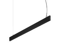 Lampada da soffitto Steel LED 30W luce calda 3000K nero Ideal Lux