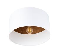 Lampada da soffitto TELESTO, bianca/marrone scuro