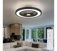 Lampada Soffitto Ventilatore da LED Telecomando Refrigeratore Regolabile D 54 CM