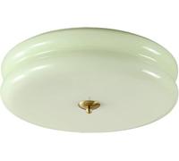 Lampada da soffitto verde menta in vetro LED Lampada da soffitto vintage rotonda 36W Ø 32cm Lampada Mid Century Lampada a sospensione Retro 3000K/4500K/6000K per soggiorno camera da letto corridoio