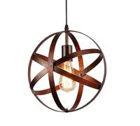 Lampada da soffitto vintage, plafoniera industriale E27, sospensione da soffitto retrò, lampada a sospensione industriale in metallo per sala da pranzo, bar, caffetteria