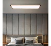 Lampada da Soggiorno Deckenpanel Plafoniera Nero Legno LED 3-Lichtmodi L 120 CM [EEK: Inaditato]