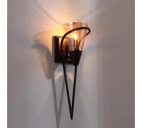 Lampada da soggiorno Decorazione semplice for la casa Lampade da parete Ferro battuto Camera da letto Comodino E27 Applique, lampadario da pranzo