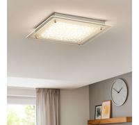 Lampada da Soggiorno Plafoniera Satinato Vetro Metallo 1200 Lumen LED