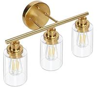 Lampada da specchio a LED per bagno, lampada da specchio a 3 teste, applique da parete per specchio da bagno industriale vintage, lampade da parete a specchio, lampada da parete in metallo p