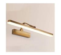 Lampada da Specchio Frontale a LED Lampada da Specchio per Bagno Lampada da Specchio Lampada da Parete Lampada da Armadio a Specchio antiappannamento Paralume Acrilico Europeo, Lampada a Specchio