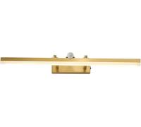 Lampada da specchio, luce frontale Compatible with specchio da bagno con interruttore, illuminazione a LED in ottone sopra lo specchio con sensore di movimento e lampada girevole, luce led soffitto