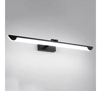 Lampada da specchio moderna for il bagno, lampada da specchio frontale a LED, lampada da parete in metallo for il bagno, luci for specchio da toeletta girevoli da 12 W,semplice e bello