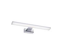 Lampada Da Specchio Per Bagno LED 40 Cm Lunghezza Metallo 4000 K Neutro In Cromo