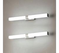 Lampada da Specchio per Il Bagno a LED, cromata, luci Frontali per Specchio in Acciaio Inossidabile, Lampada da Parete Moderna per Il Bagno, lampade per Specchio per Il Bagno nello spogliatoio