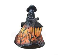 Lampada da strega di Halloween, lampada a LED a forma di cappello da strega gotico, per camera da letto, soggiorno e decorazione per la casa, decorazioni di Halloween (luce strega L)