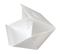 Lampada da Studio Fotografico Portatile Pieghevole 40cm Bianco | Plastica, LED Integrati, Design Pieghevole, per Foto di Prodotti e Altri Oggetti