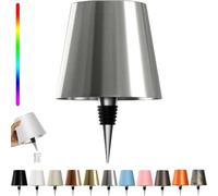 Lampada da Tappo per Bottiglia, Lampada da Scrivania LED, Lampada da Tavolo con Controllo Tattile della Luce della Bottiglia di Vino Dimmerabile a 3 Colori per la Decorazione del Bar di Casa