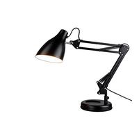 Lampada da task dell'architetto, lampada da scrivania regolabile a battente con morsetto, lampada da scrivania classica per la lettura dell'ufficio domestico, 7W luce calda e fredda, senza sfarfallio