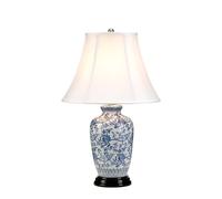 Lampada da tavolo a 1 luce Ginger Jar blu
