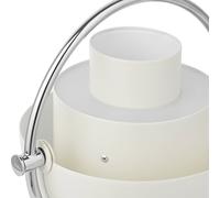 Gubi Multi-Lite Lampada ricaricabile, bianco/cromo