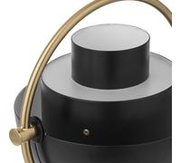 Gubi Multi-Lite Lampada Portatile Ottone/Nero Opaco