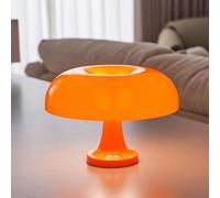 Lampada da tavolo a forma di fungo per comodino, lampada vintage arancione, luce notturna a LED USB per camera da letto e soggiorno, con illuminazione a 3 colori e funzione dimmerabile, decorazione