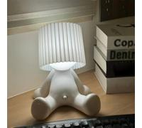 Lampada da tavolo a forma di ragazzo timido, lampada creativa a forma di omino timido, luce notturna a LED, lampada da comodino romantica, luce notturna creativa a LED, lampada da tavolo plug-in per