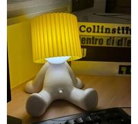 Lampada da tavolo a forma di ragazzo timido, lampada creativa a un uomo timido, luce notturna a LED, lampada da comodino romantica, luce notturna creativa a LED, lampada da tavolo plug-in a LED, per