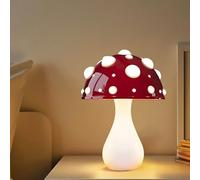 Lampada da tavolo a fungo LED Lampada da scrivania da comodino con cavo 3000K/ 4500K/ 6000K Lampada a fungo luce notturna decorativa Lampada a fungo da tavolo per soggiorno camera da letto studio,A