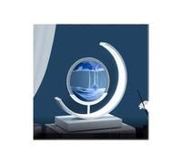 Lampada da tavolo a LED a forma di clessidra 3D, motivo sabbie mobili, luce notturna USB, regalo per